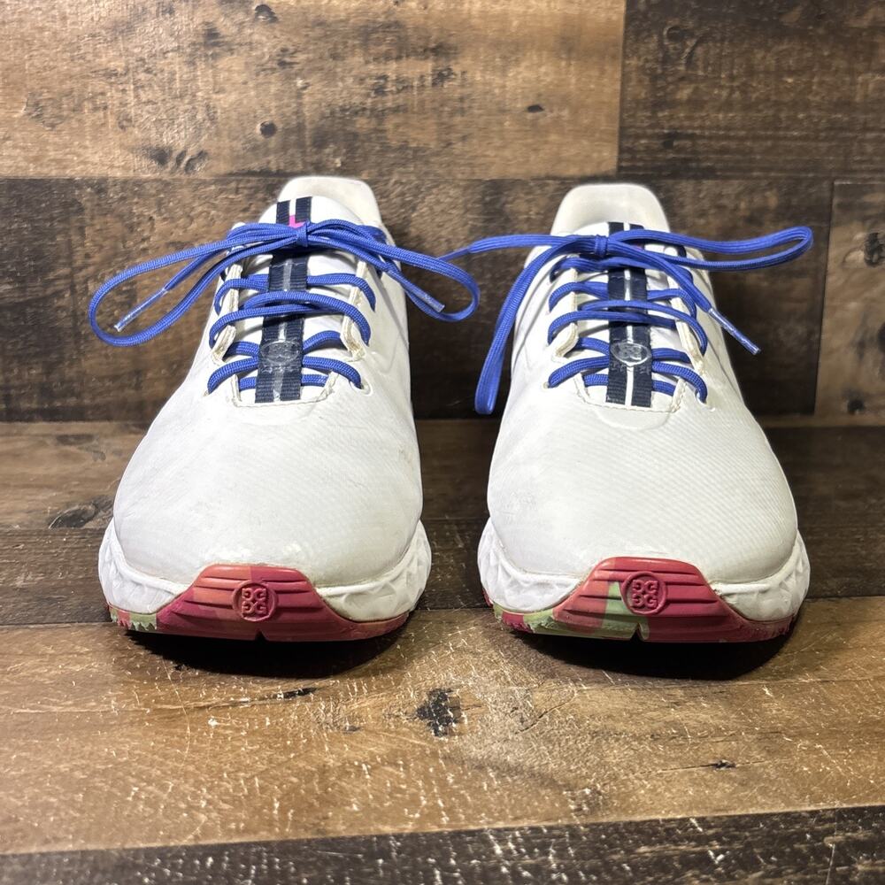 G/Fore GFORE MG4+ Ghost Project Golf Shoe Sneakers 11.5 Pink White NO INSOLES - Picture 3 of 9